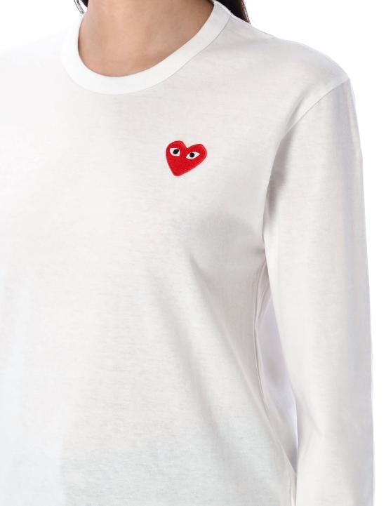 26FW 꼼데가르송 반팔 티셔츠 AX T118 051 2 Bianco - COMME DES GARCONS