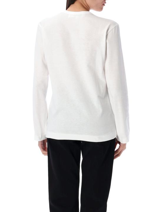 26FW 꼼데가르송 반팔 티셔츠 AX T118 051 2 Bianco - COMME DES GARCONS
