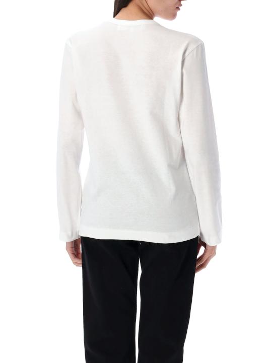 26SS 꼼데가르송 반팔 티셔츠 AX T118 051 2 Bianco - COMME DES GARCONS