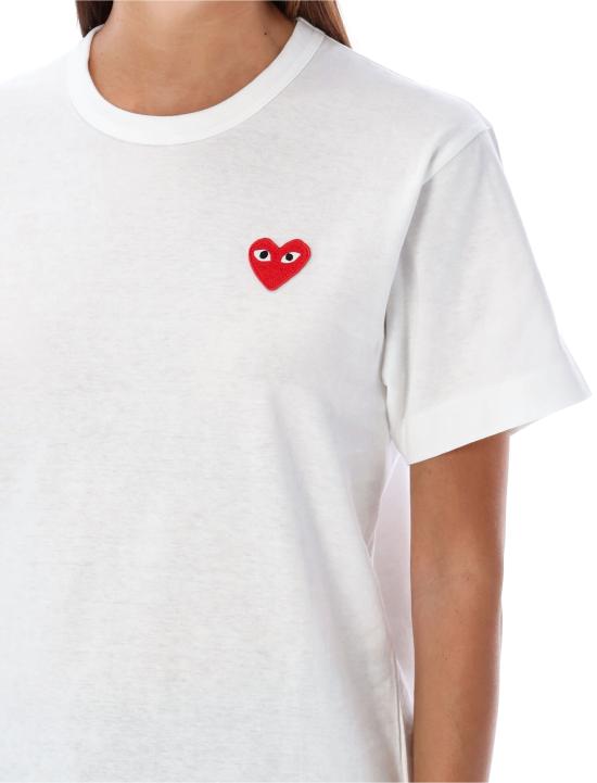 26FW 꼼데가르송 반팔 티셔츠 AX T108 051 2 Bianco - COMME DES GARCONS