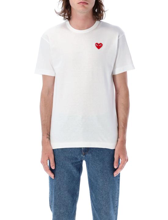 25FW 꼼데가르송 반팔 티셔츠 AX T108 051 2 Bianco - COMME DES GARCONS