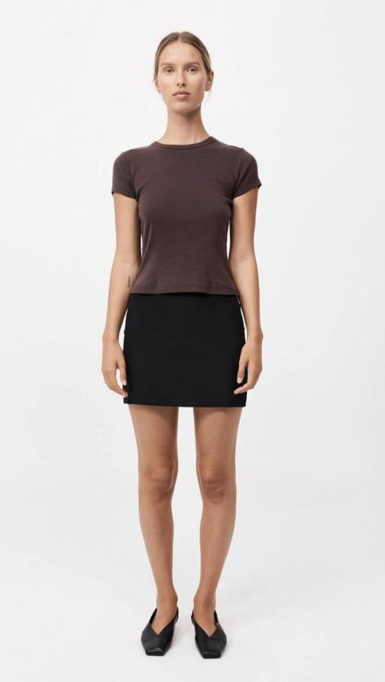  세인트아그니 반팔 티셔츠 세인트 아그니 오가닉 코튼 베이비 티 레이진 - ST.AGNI