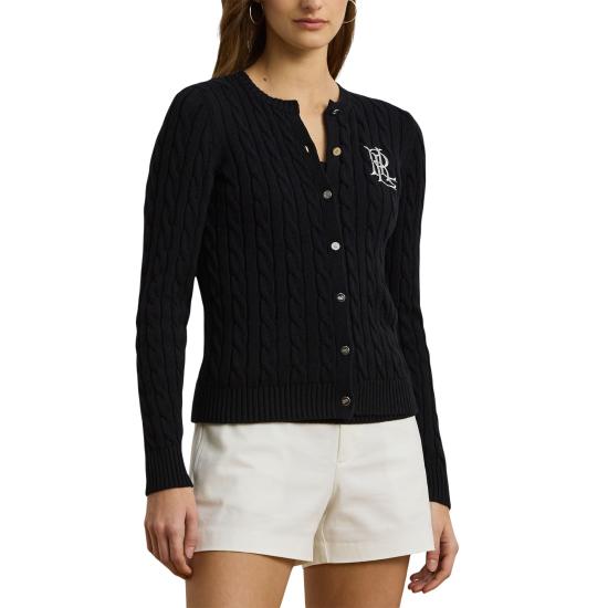 25FW 랄프 로렌 가디건 200932225003 BLACK - RALPH LAUREN