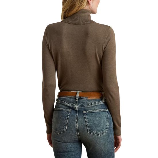 25FW 랄프 로렌 터틀넥 200940470016 TAUPE BROWN HEATHER - RALPH LAUREN