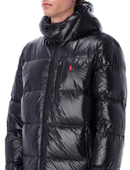 26FW 폴로 랄프로렌 고햄 글로시 다운 자켓 710968281001 Black - POLO RALPH LAUREN