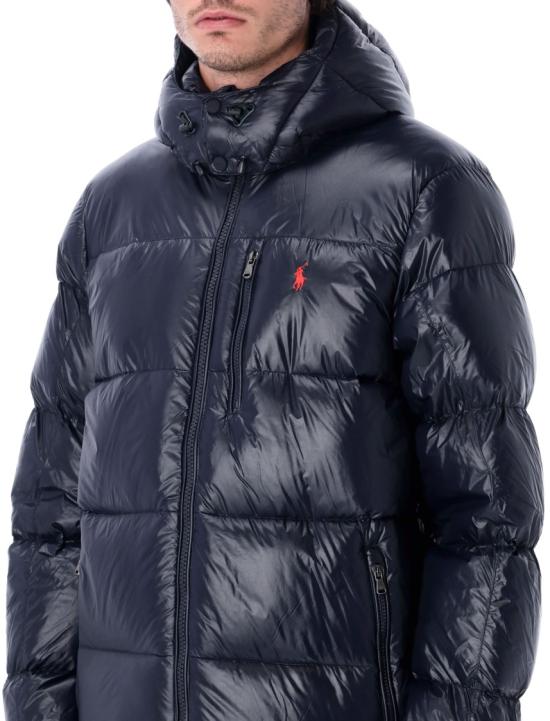 26FW 폴로 랄프로렌 고햄 글로시 다운 자켓 710968281002 Black - POLO RALPH LAUREN
