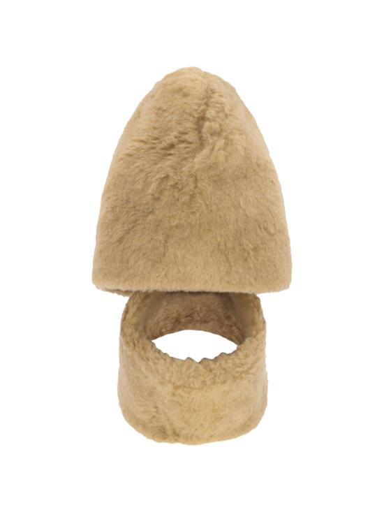 25FW 아워레가시 비니 A4258WD DUSTY NATURAL CURLY WOOL Beige