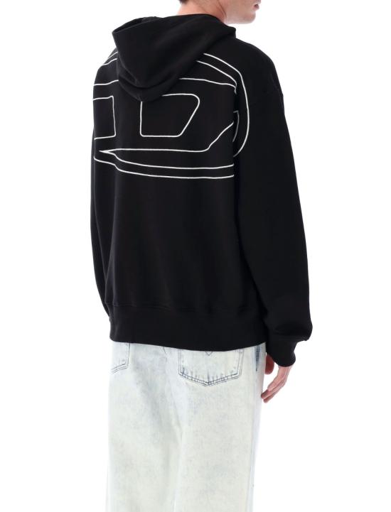 26SS 디젤 S 맥스 후드 메고발 D 후드 A113040GYCJ9XX Black - DIESEL