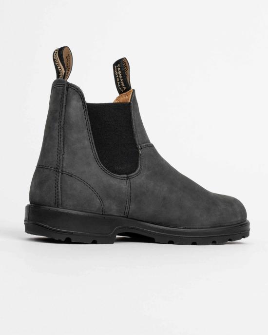  블런드스톤 부츠 587 RUSTIC BLACK Black - BLUNDSTONE
