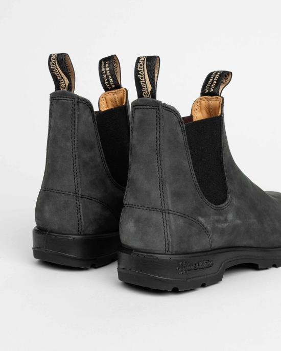  블런드스톤 부츠 587 RUSTIC BLACK Black - BLUNDSTONE