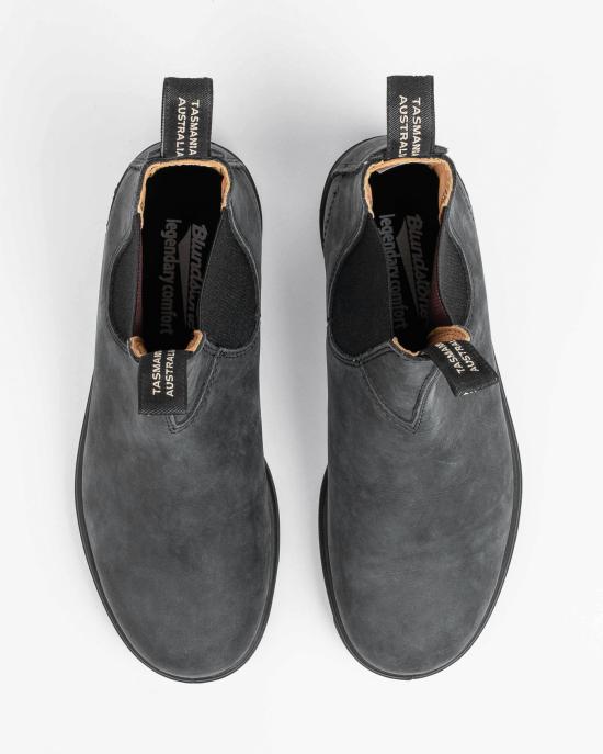  블런드스톤 부츠 587 RUSTIC BLACK Black - BLUNDSTONE