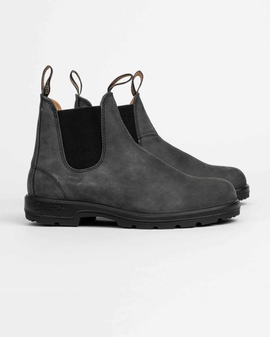  블런드스톤 부츠 587 RUSTIC BLACK Black - BLUNDSTONE