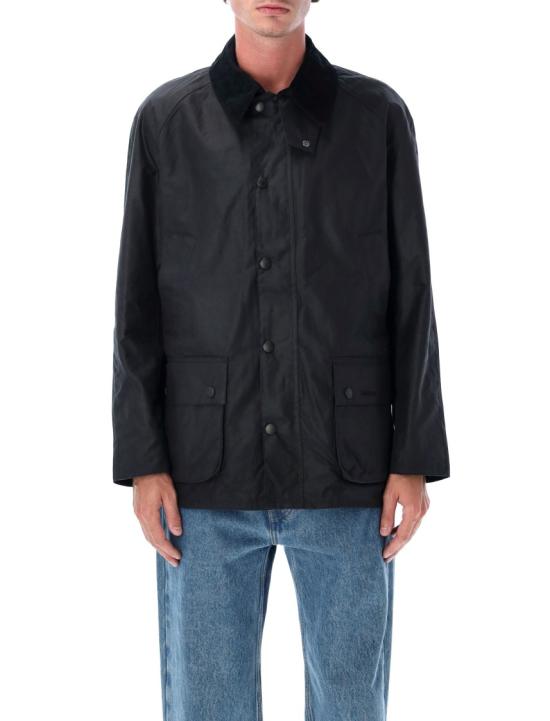 26FW 바버 애쉬비 왁스 자켓 MWX0339NY92 Black