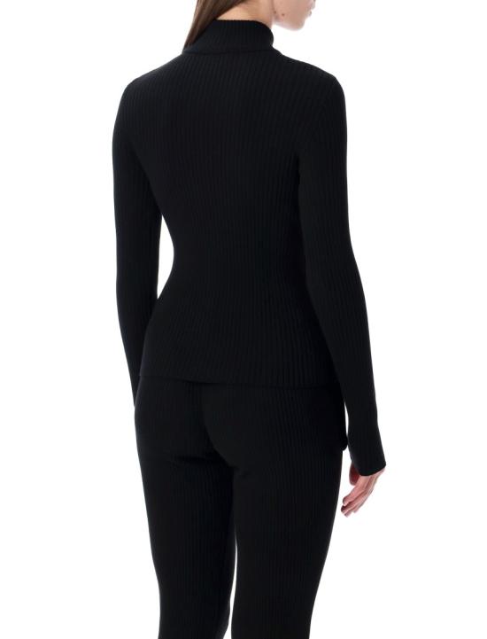 25FW 쿠레쥬 스웨터 PERMPU022FI00019999 Black - COURREGES