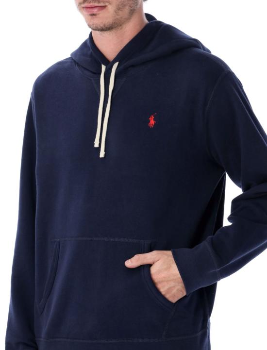 26SS 폴로 랄프로렌 포니로고 자수 후드 티셔츠 710766778007 Black - POLO RALPH LAUREN