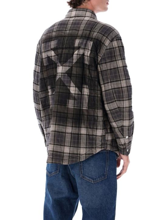 25FW 오프화이트 자켓 OMES01AF25FAB0020710 Black - OFF WHITE