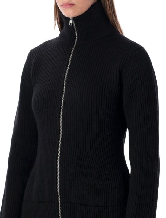 25FW 마르지엘라 하이넥 슬림 가디건 S29HP0039M13181900 Black - MAISON MARGIELA