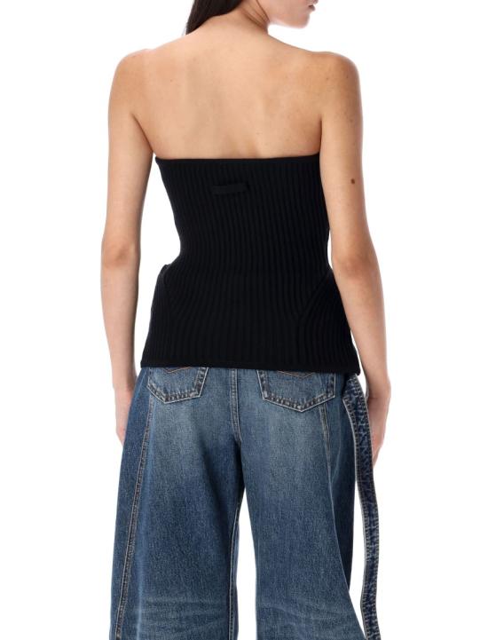 25FW 장 폴 고티에 탑 PO010K00100 Black - JEAN PAUL GAULTIER