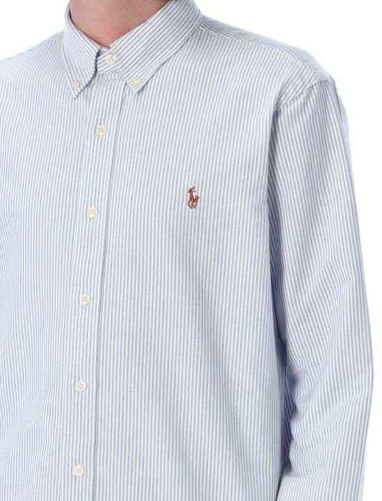 25FW 폴로 랄프로렌 컬러 포니 자수 커스텀 핏 버튼 다운 셔츠 710792041004 White - POLO RALPH LAUREN