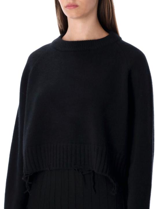 25FW 로우클래식 스웨터 LW253KN05BK0015 Black - LOW CLASSIC