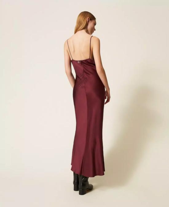 25FW 트윈셋 롱 원피스 252TP248005609 Burgundy - TWINSET