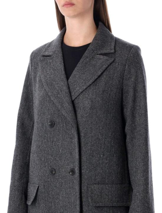 25FW 아페쎄 코트 F01545WOARALAD Grey - A.P.C.