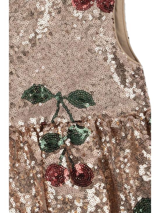 25FW [키즈] 콩제 슬래드 원피스 KS103990K MAGRANDECERISE BEIGE - KONGES SLOEJD