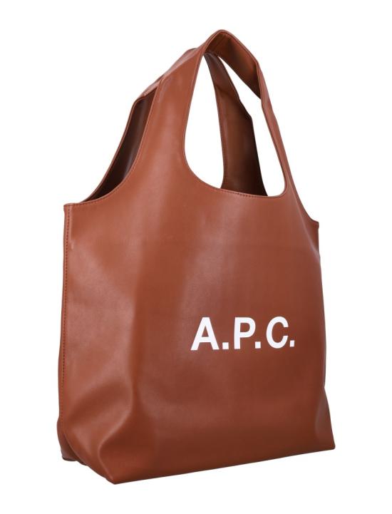 26FW 아페쎄 나논 로고 토트백 M61565PUAATCAD Brown - A.P.C.