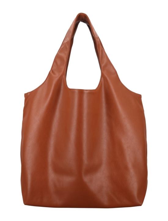 26FW 아페쎄 나논 로고 토트백 M61565PUAATCAD Brown - A.P.C.