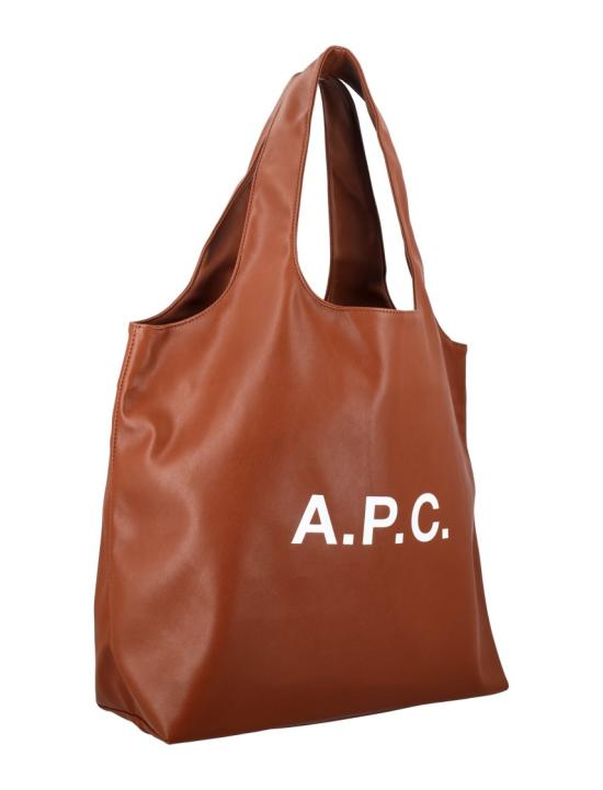 26FW 아페쎄 나논 로고 토트백 M61565PUAATCAD Brown - A.P.C.