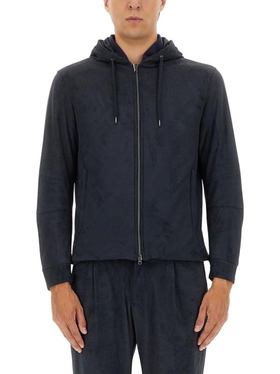 25FW 에르노 스웨이드 이펙트 리조트 자켓 GI00083UR 12729S9200 BLUE