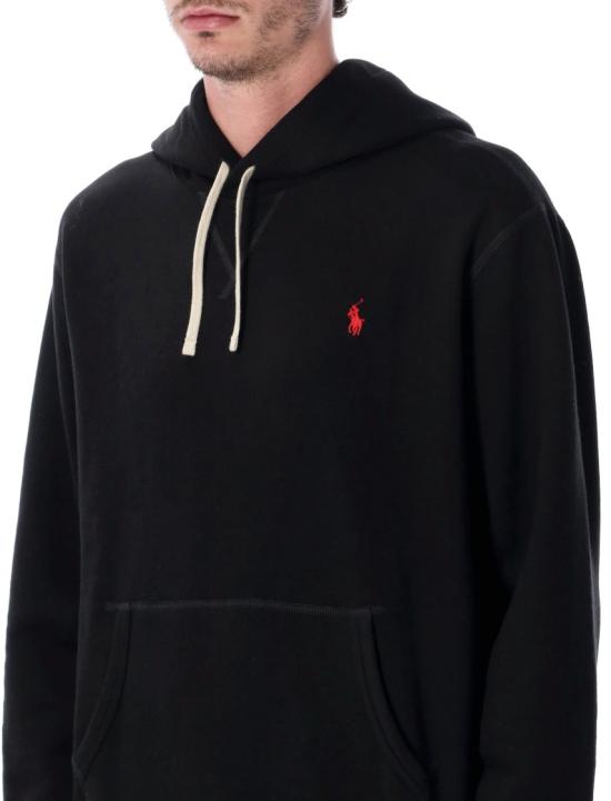 26SS 폴로 랄프로렌 포니로고 자수 후드 티셔츠 710766778008 Black - POLO RALPH LAUREN