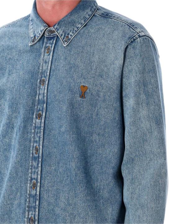 26FW 아미 데님 셔츠 USH786DE0056480 Blue - AMI