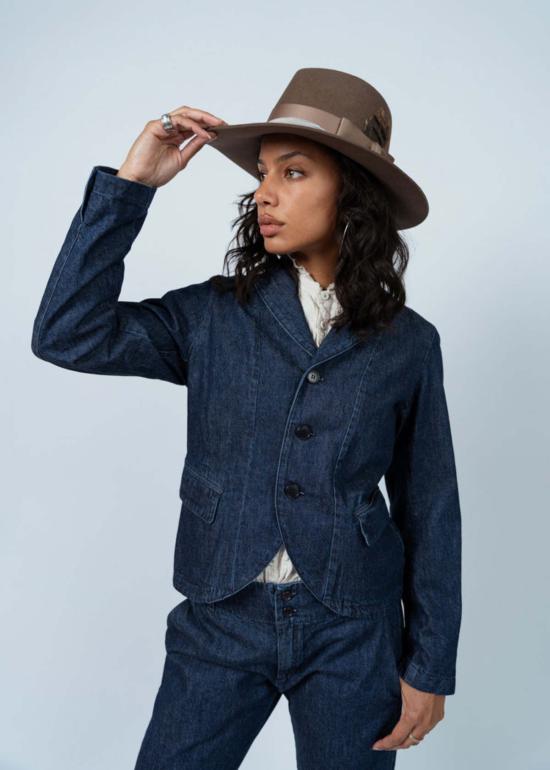  파드칼레 데님 자켓 Pas De Calais 테일러드 재킷 내추럴 데님 - PAS DE CALAIS