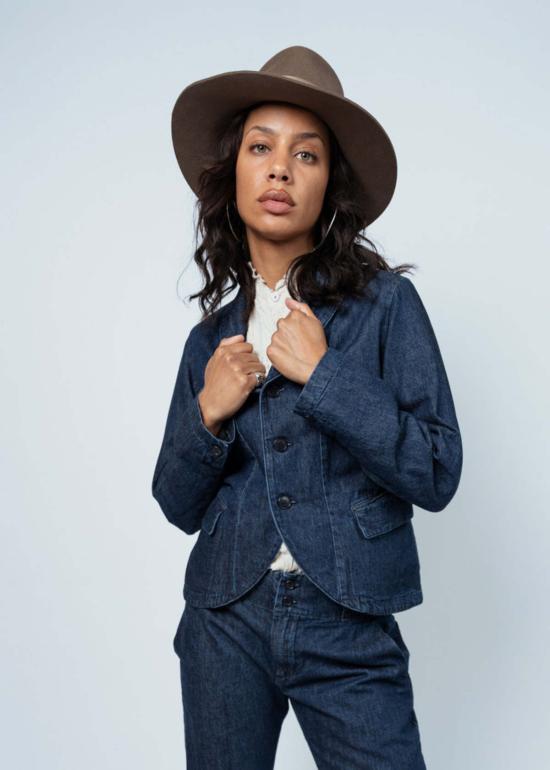  파드칼레 데님 자켓 Pas De Calais 테일러드 재킷 내추럴 데님 - PAS DE CALAIS