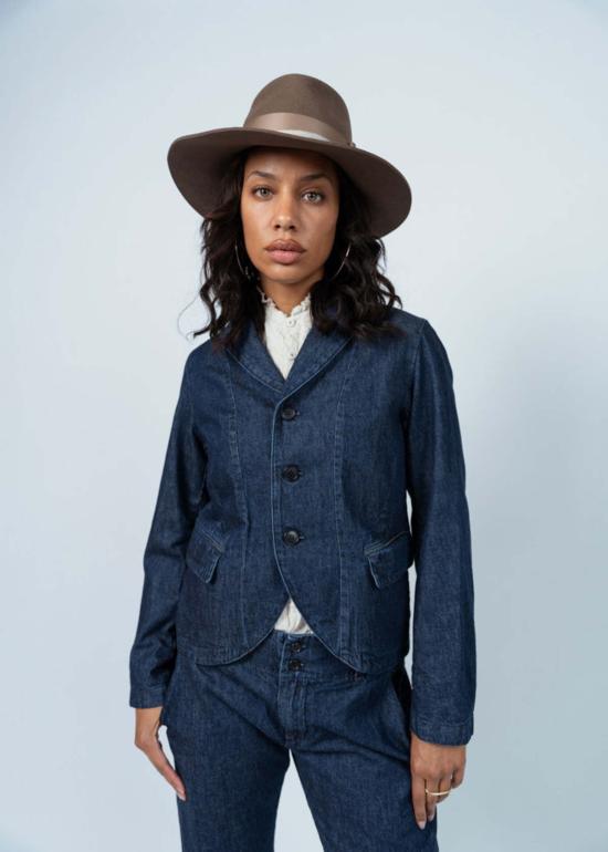  파드칼레 데님 자켓 Pas De Calais 테일러드 재킷 내추럴 데님