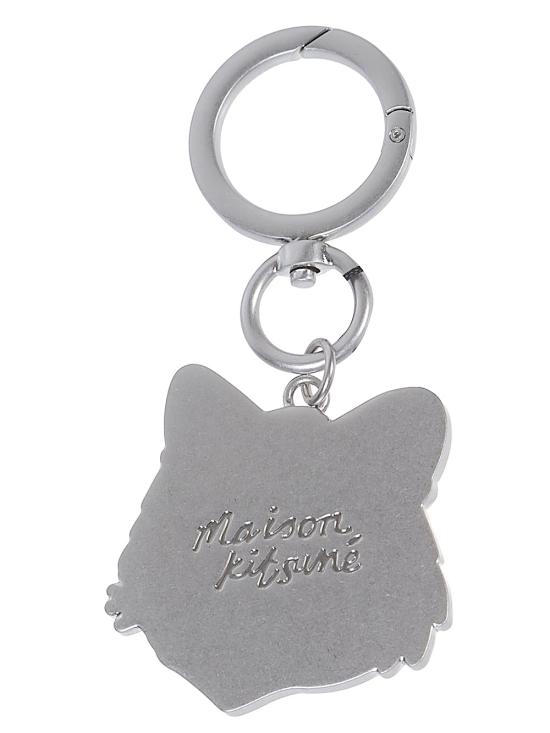 25FW 메종키츠네 폭스 헤드 키링 PM06900 AM1002P860 Silver - MAISON KITSUNE