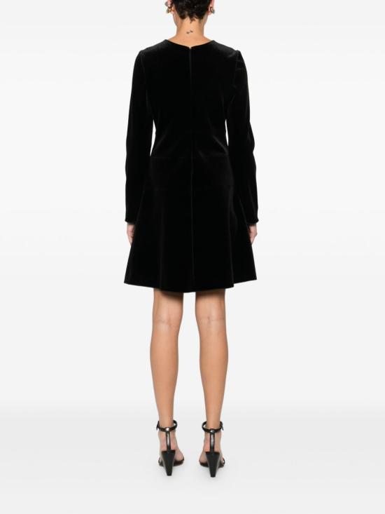 25FW 엠포리오 아르마니 숏 원피스 EW001367 AF16466UC001 Black - EMPORIO ARMANI