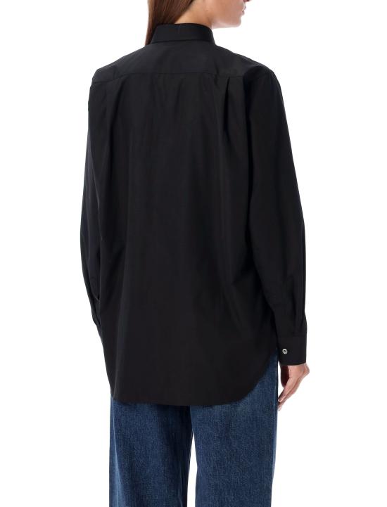 25FW 꼼데가르송 긴팔 셔츠 AXB002051 BLACK RED - COMME DES GARCONS