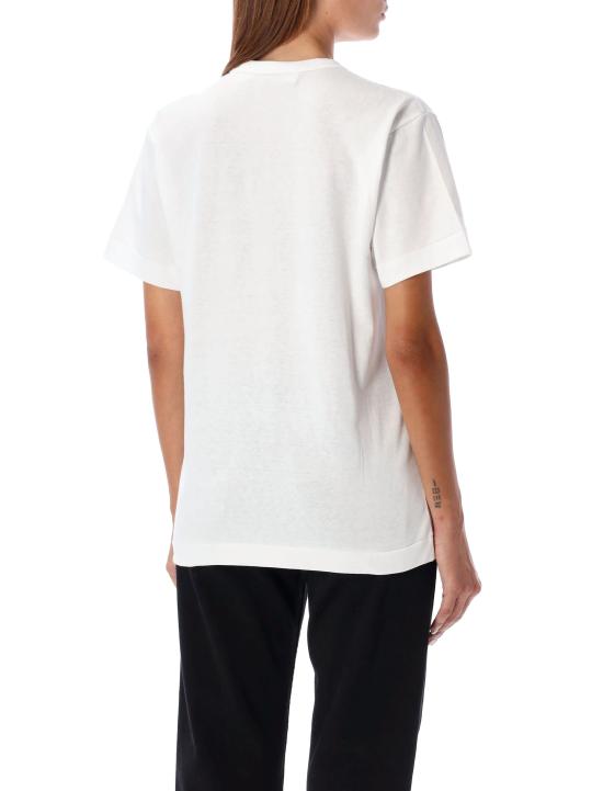25FW 꼼데가르송 반팔 티셔츠 AXT288051 2 WHITE - COMME DES GARCONS