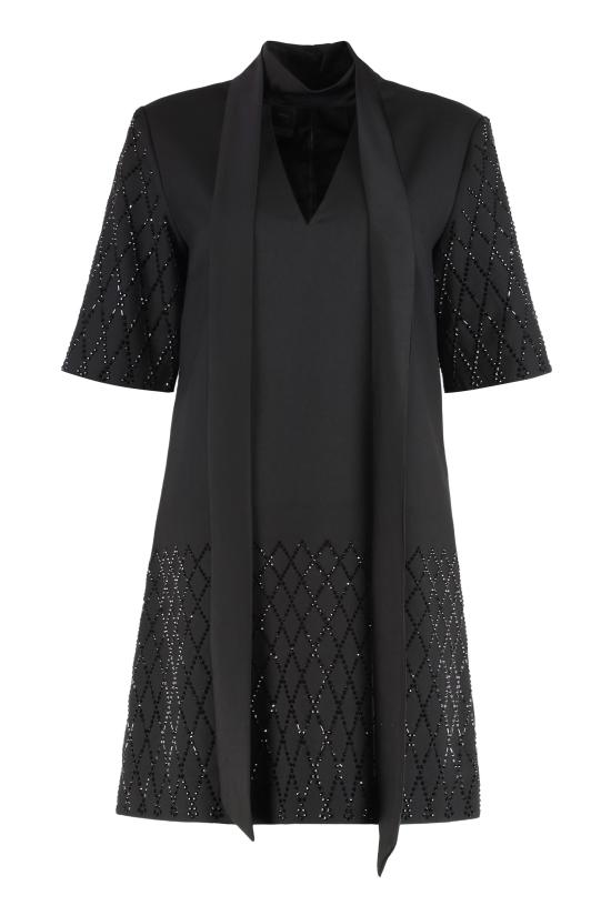 25FW 핑코 미디 원피스 105523A2POZ99 black