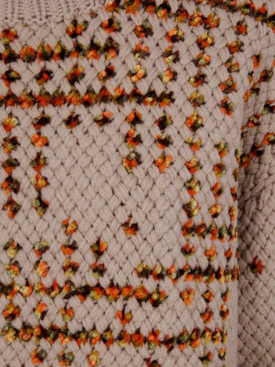 25FW 드리스 반 노튼 스웨터 2520212222729103 Beige - DRIES VAN NOTEN