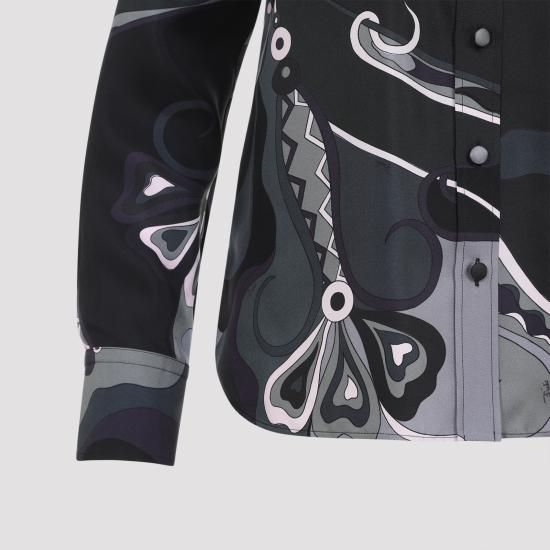 25FW 에밀리오푸치 셔츠 5URJ08 5U731016 BLACK - EMILIO PUCCI