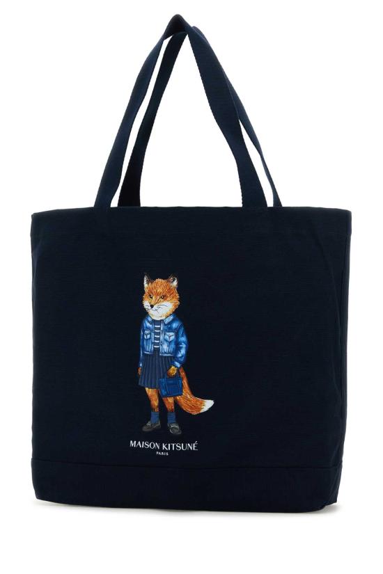 25FW 메종키츠네 토트백 PW05107WW90420413 blue - MAISON KITSUNE