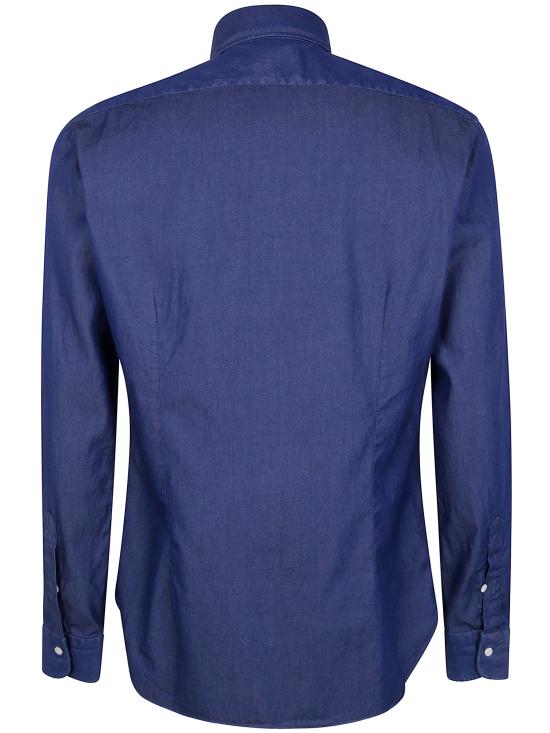 25FW 발바 긴팔 셔츠 LIU13P01PZ0998U0001 DARK BLUE - BARBA