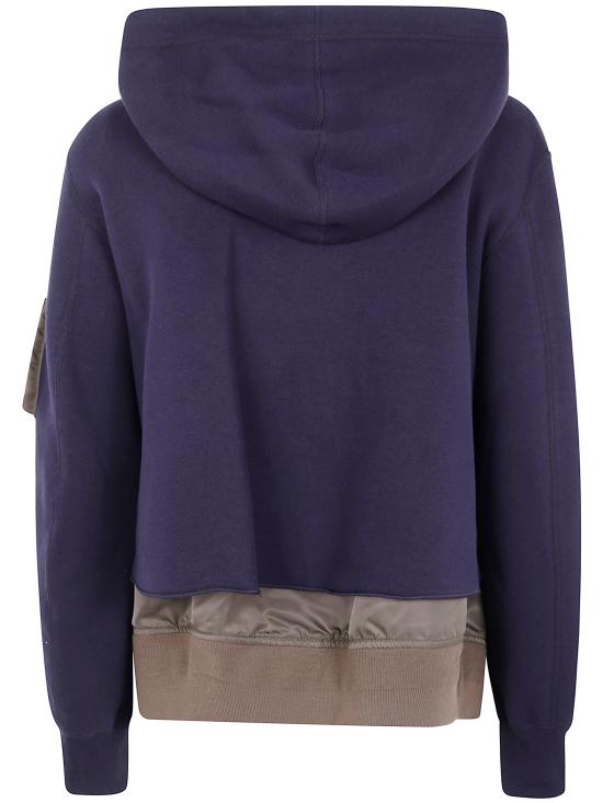 25FW 사카이 후드 티셔츠 2508171 233 BLUE - SACAI