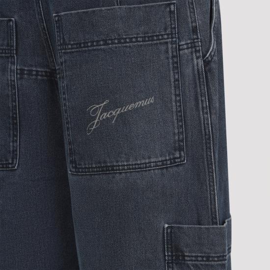 25FW 자크뮈스 스트레이트 팬츠 PAM00541AD00049 380 BLUE - JACQUEMUS