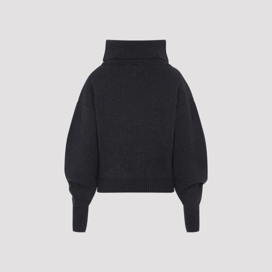 25FW 자크뮈스 터틀넥 SWW00624AK00278 970 GREY - JACQUEMUS