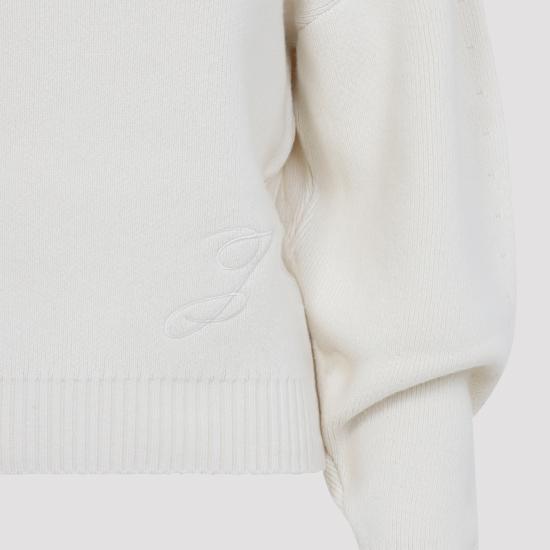 25FW 자크뮈스 터틀넥 SWW00624AK00278 110 WHITE - JACQUEMUS