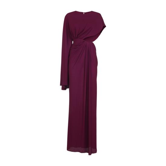 25FW 지암바티스타 발리 미디 원피스 25FWSVTE501080JER 6632 PINK PURPLE - GIAMBATTISTA VALLI